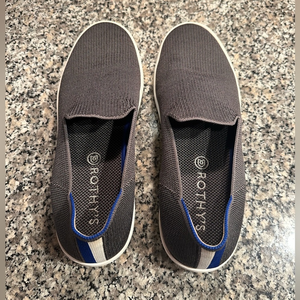 Rothy’s sneakers in Charcoal gray - size 10.5